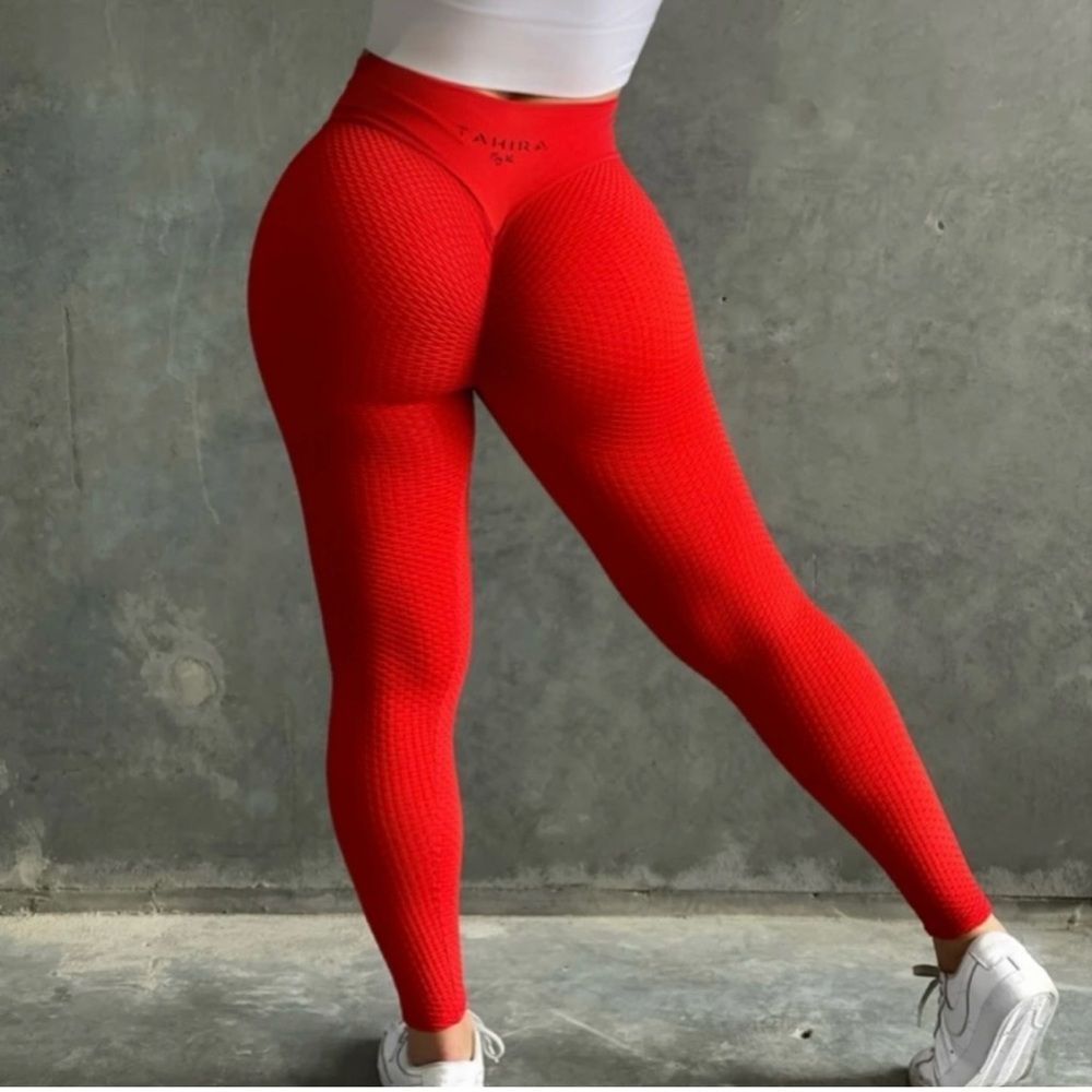 Tahira 🔥 by KB legging luxe scrunch butt textured honeycomb